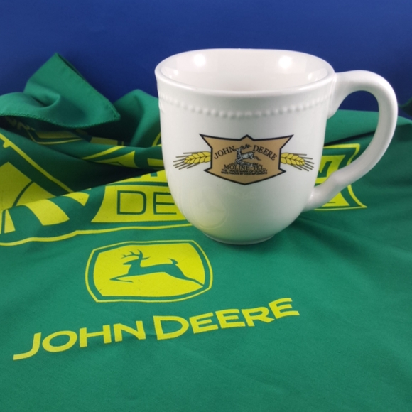 John Deere Dining John Deere Coffee Mug Rare Moline Ill Wheat 2oz